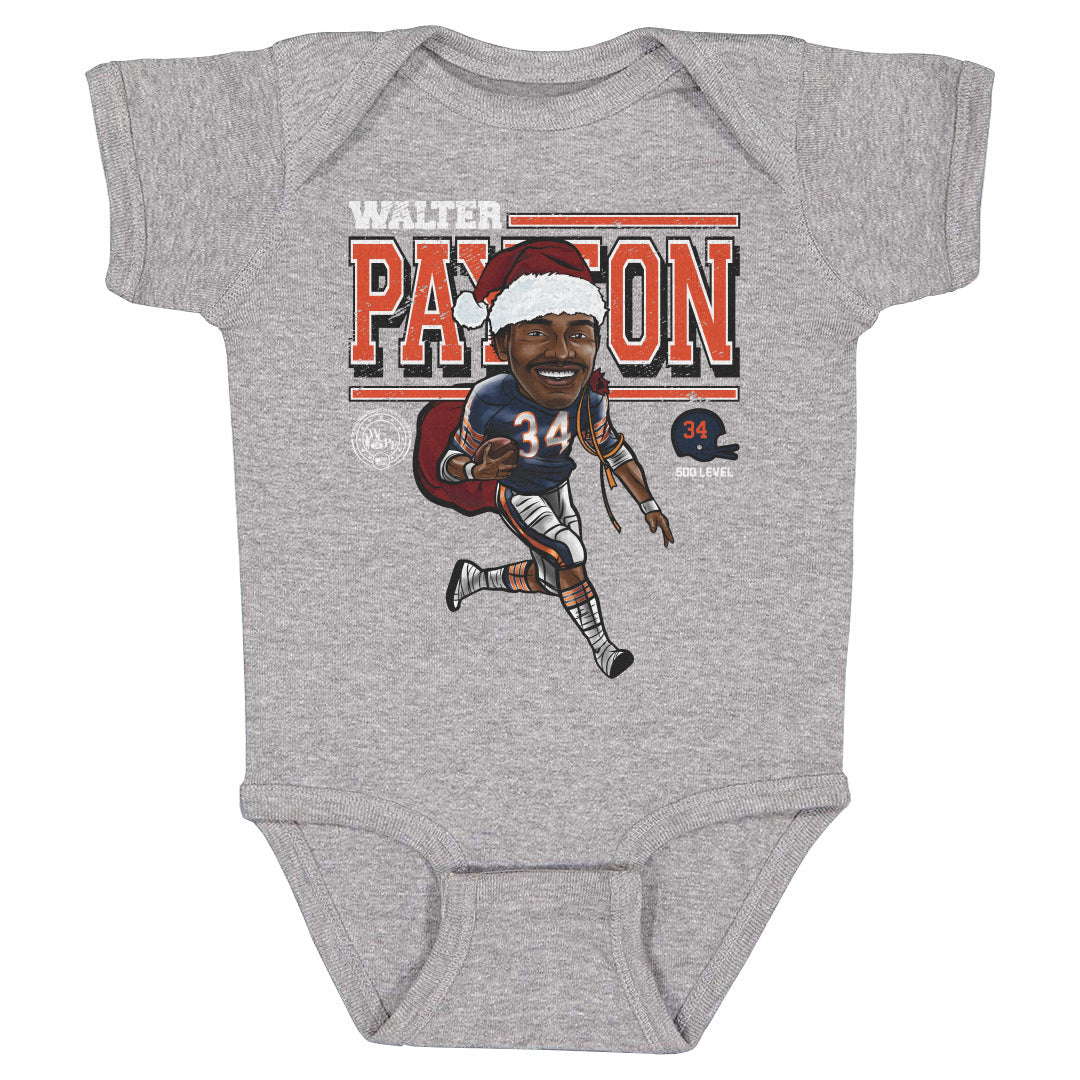 Walter Payton Chicago Cartoon Santa Hat 1