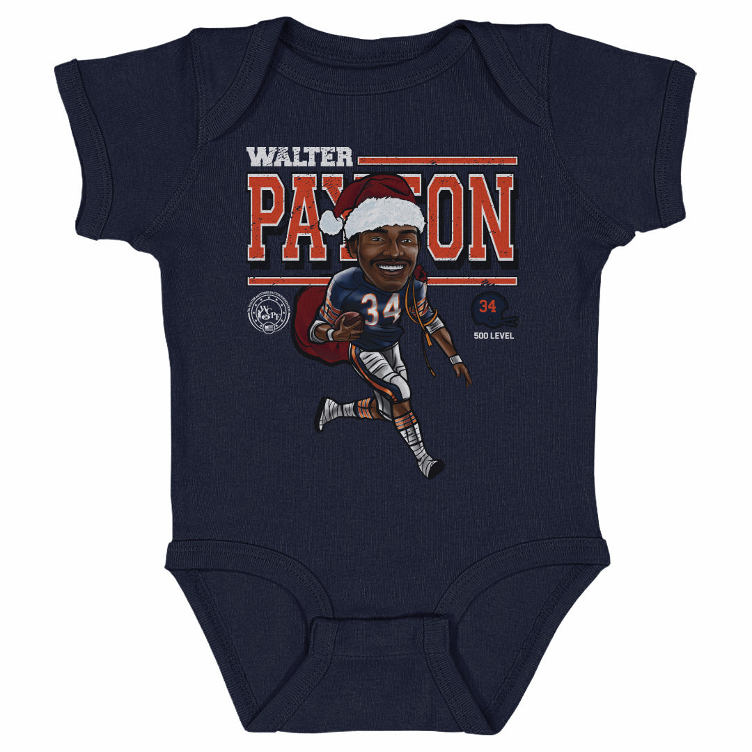 Walter Payton Chicago Cartoon Santa Hat 2