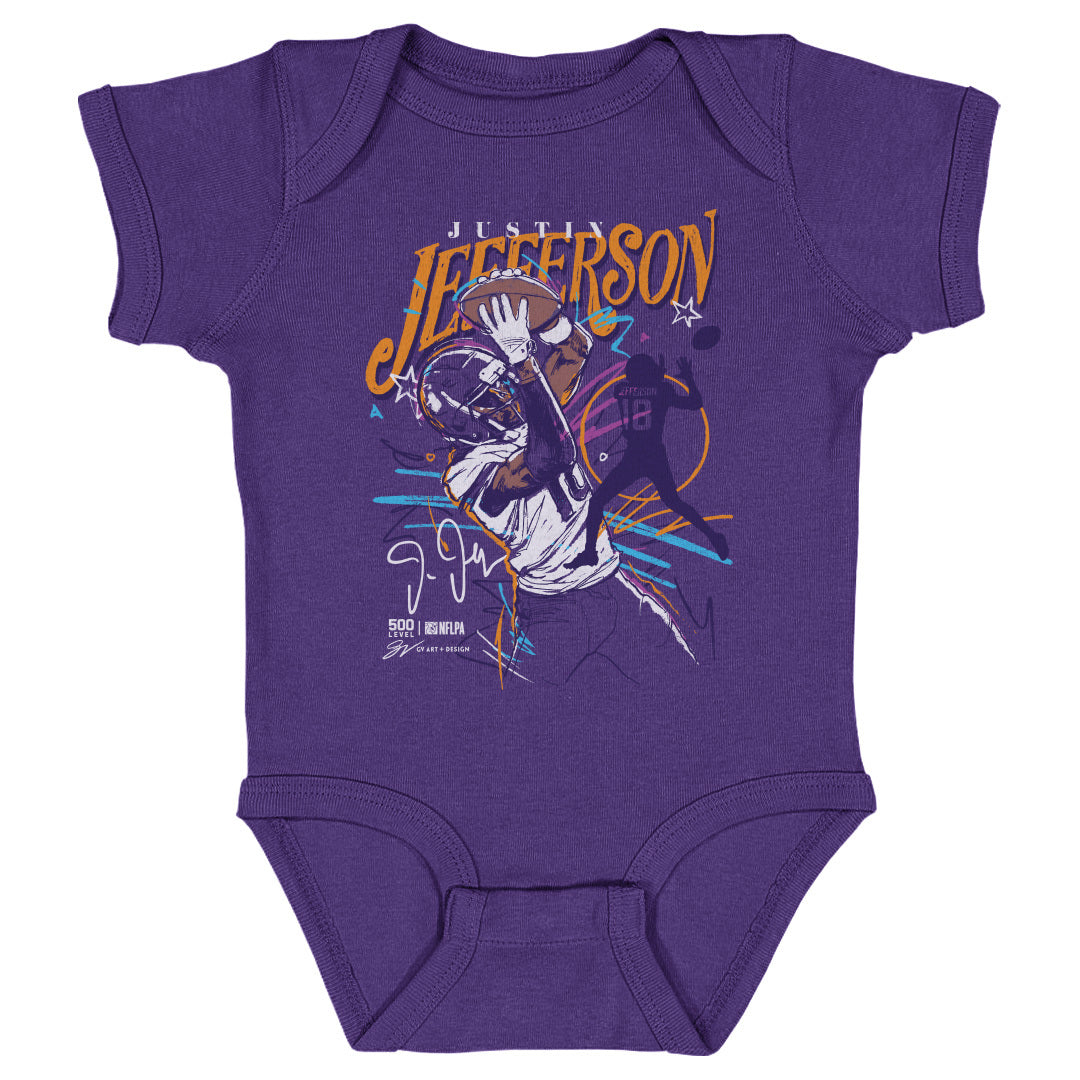 Justin Jefferson Minnesota Scribble 1