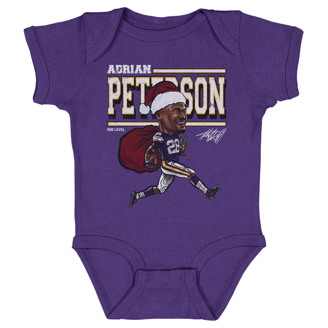 Adrian Peterson Minnesota Cartoon Santa Hat