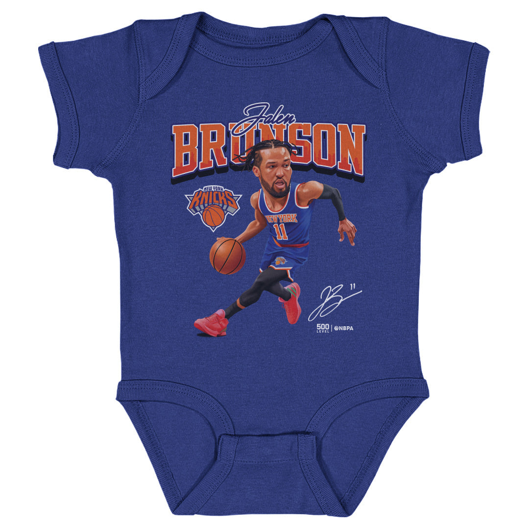 Jalen Brunson New York Knicks Caricature WHT 1