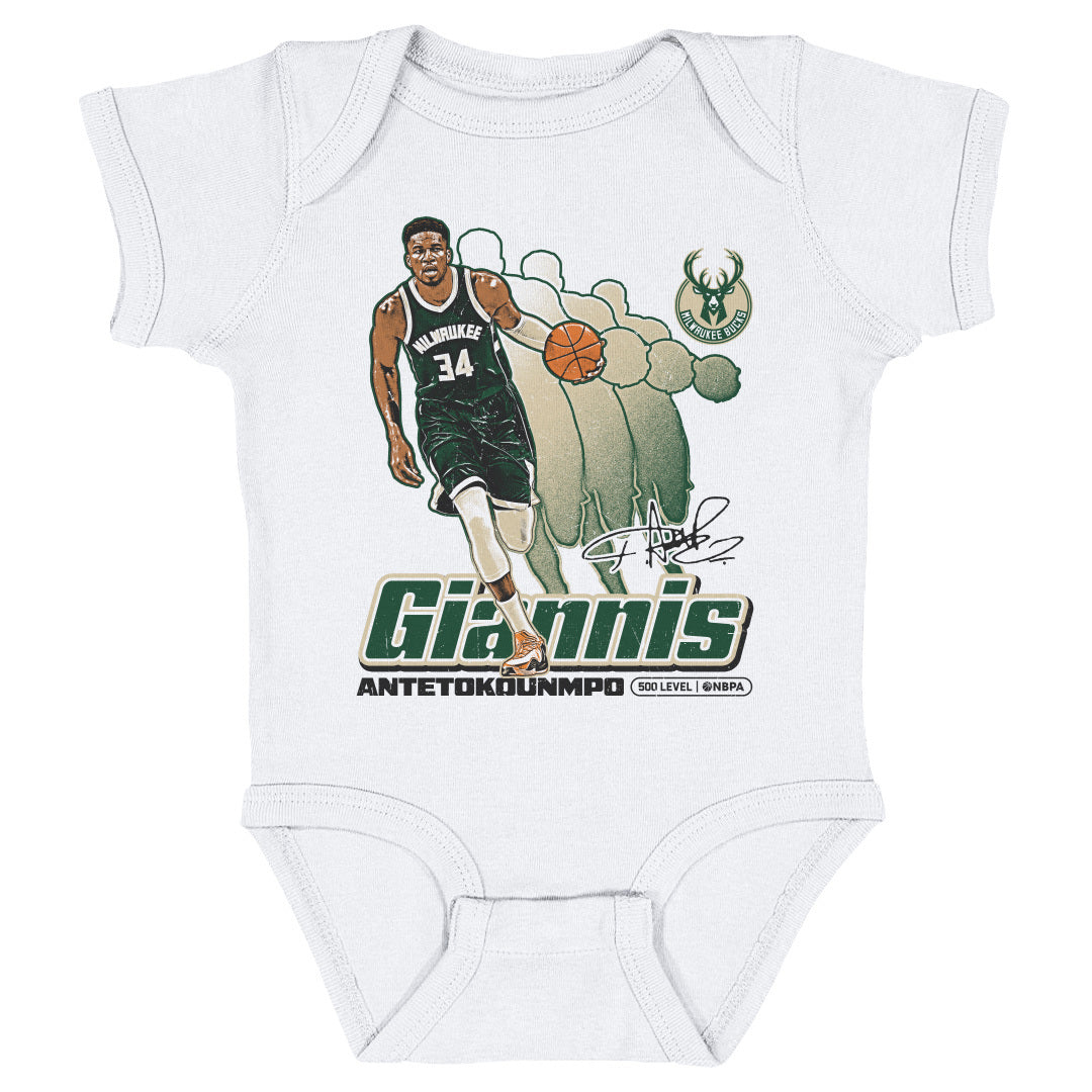 Giannis Antetokounmpo Milwaukee Bucks Retro 1