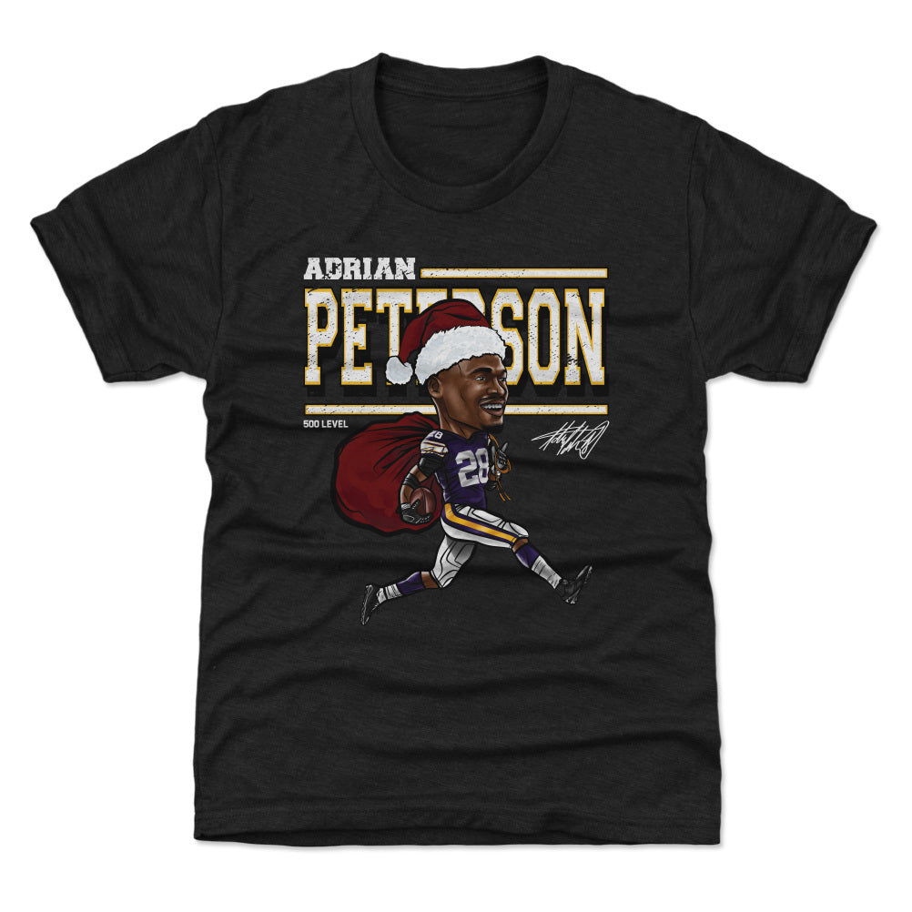 Adrian Peterson Minnesota Cartoon Santa Hat 3