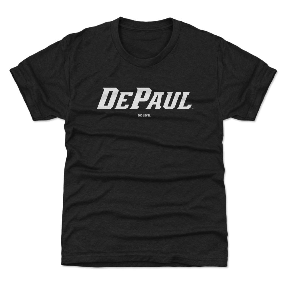 DePaul Blue Demons Wordmark White