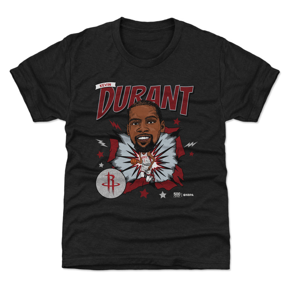 Kevin Durant Houston Rockets Caricature WHT 1