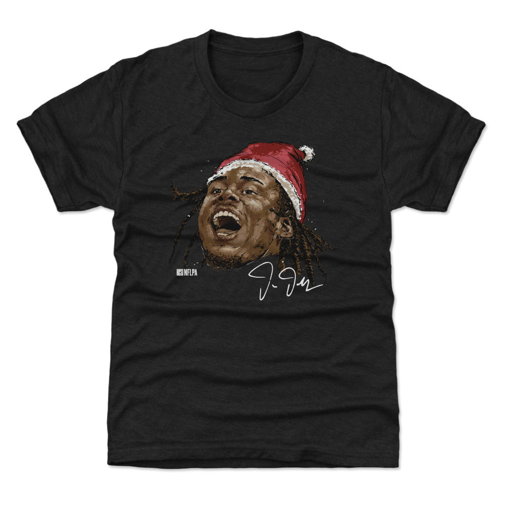 Justin Jefferson Minnesota Portrait Santa Hat