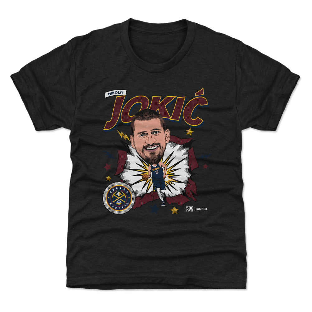 Nikola Jokic Denver Nuggets Caricature Retro 1