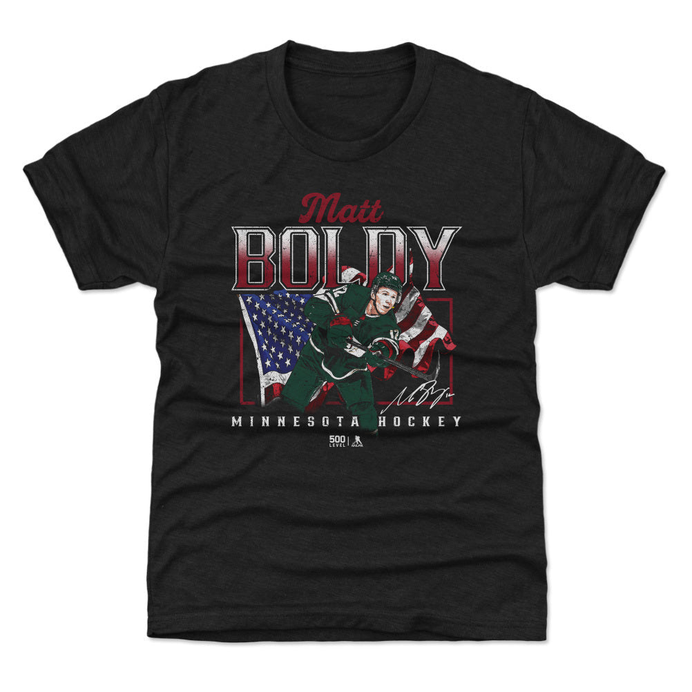 Matt Boldy Minnesota USA Flag