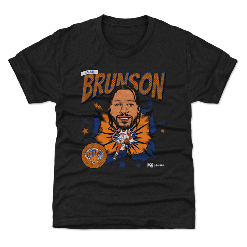 Jalen Brunson New York Knicks Caricature Retro