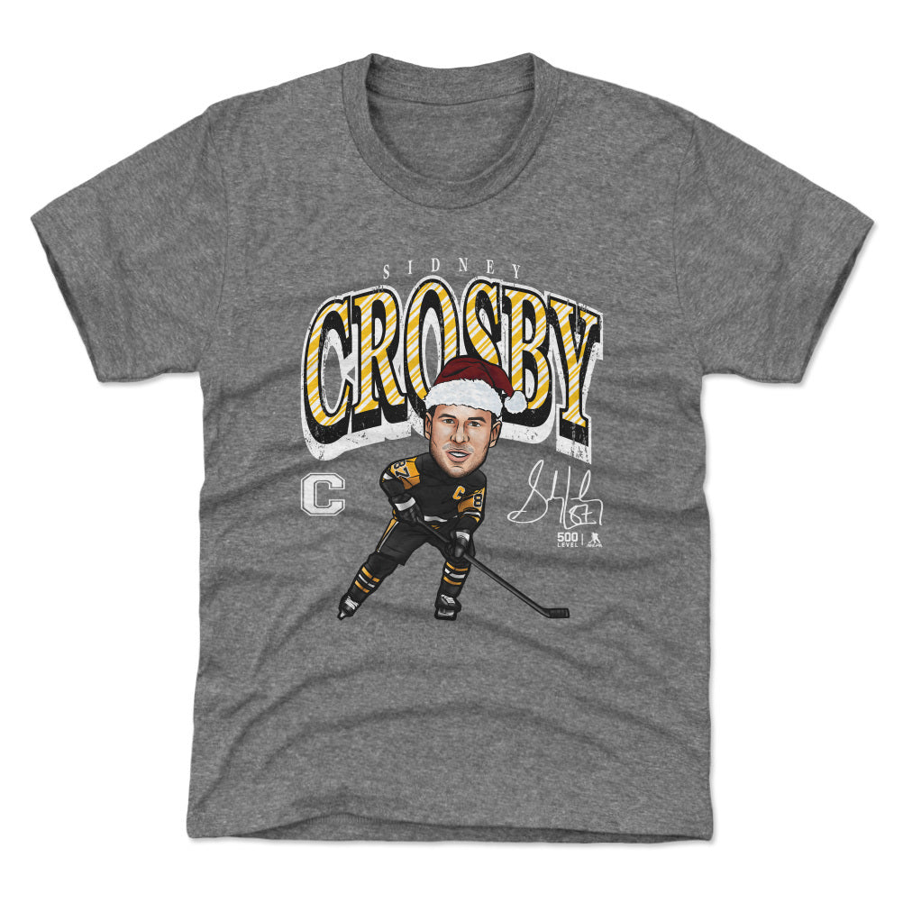 Sidney Crosby Pittsburgh Cartoon Santa Hat