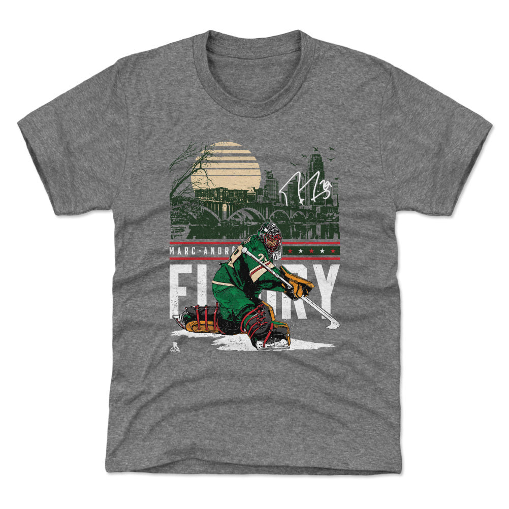 Marc-Andre Fleury Minnesota City Skyline