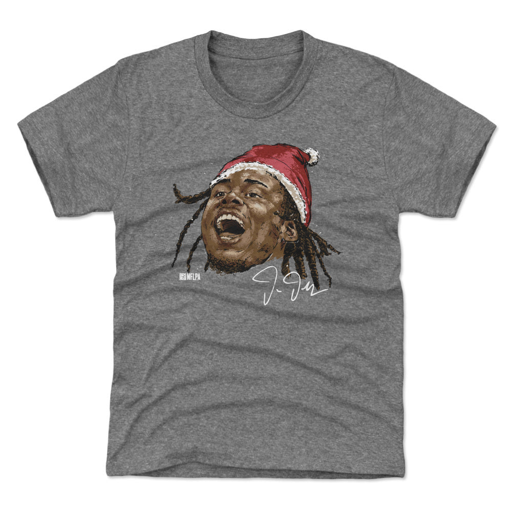 Justin Jefferson Minnesota Portrait Santa Hat