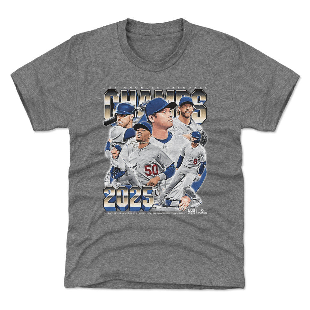 Los Angeles D Baseball 2025 Champs Vintage 3