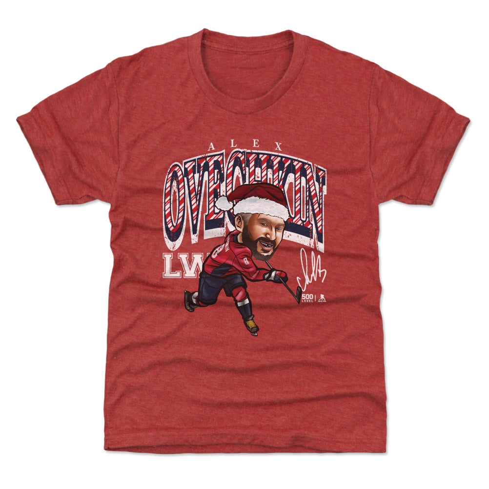 Alex Ovechkin Washington Cartoon Santa Hat