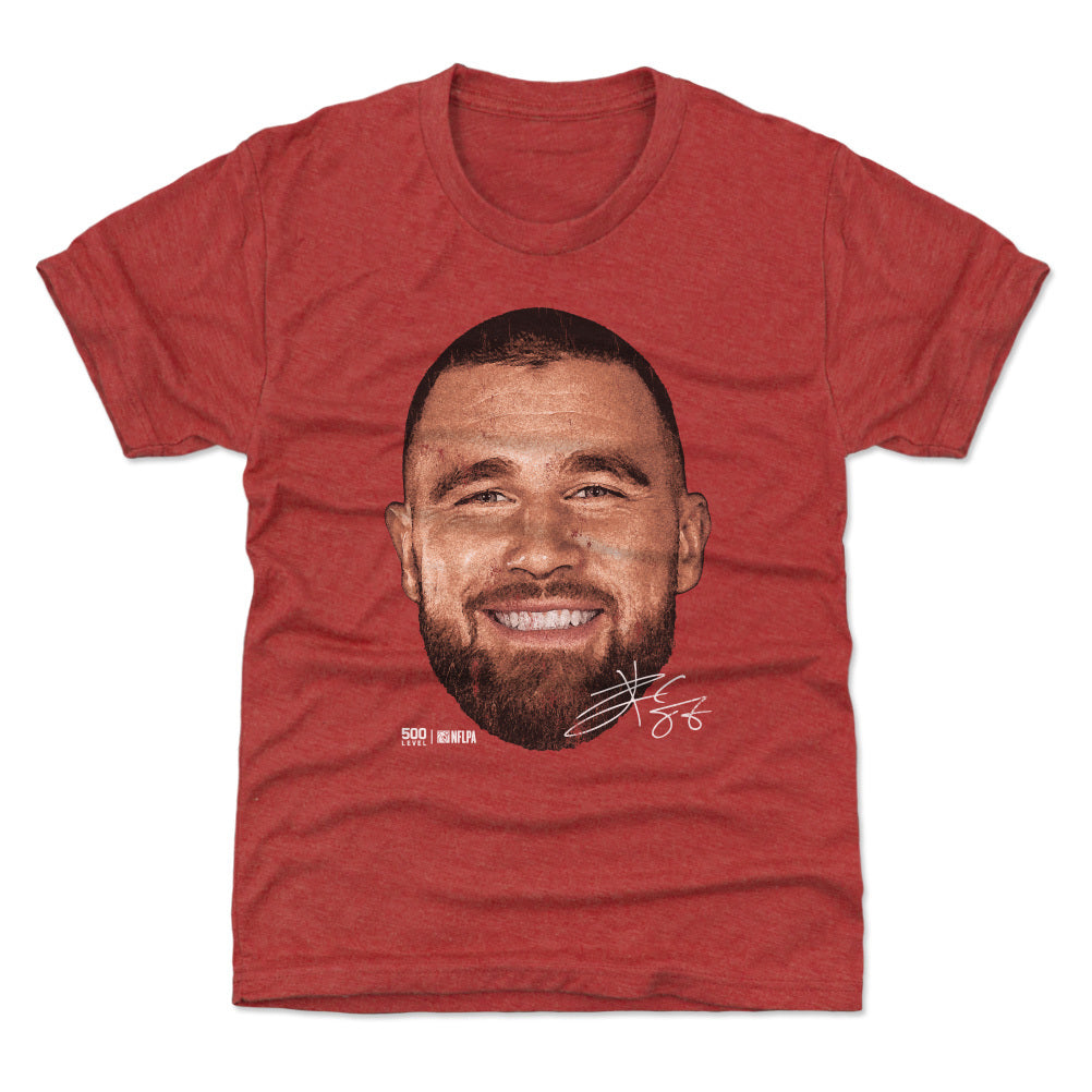 Travis Kelce Kansas City Vintage Head 3