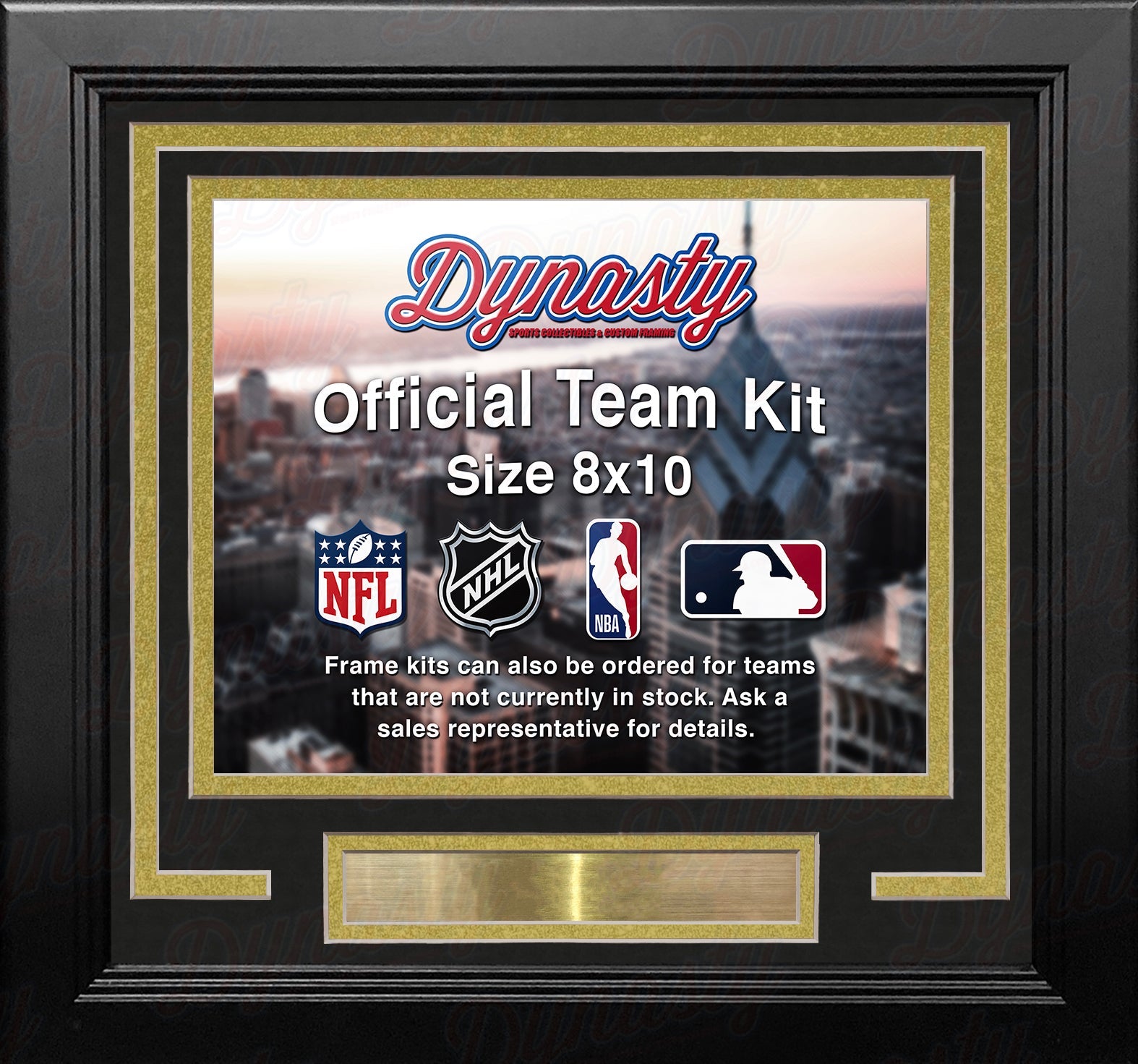 Vegas Golden Knights Custom NHL Hockey 8x10 Picture Frame Kit (Multiple Colors)