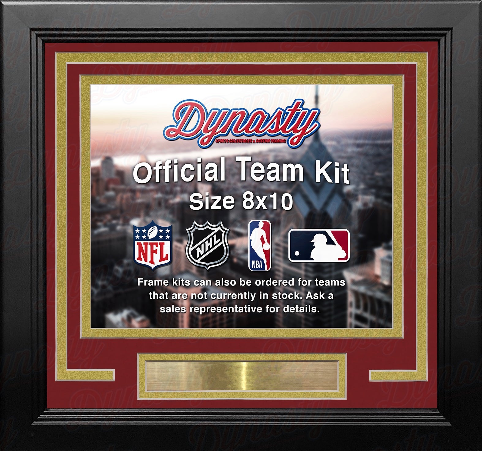 Vegas Golden Knights Custom NHL Hockey 8x10 Picture Frame Kit (Multiple Colors)