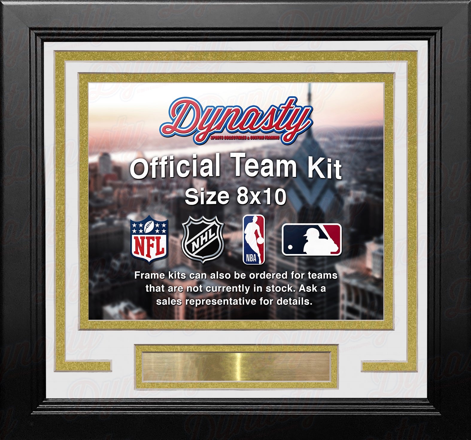 Vegas Golden Knights Custom NHL Hockey 8x10 Picture Frame Kit (Multiple Colors) 3
