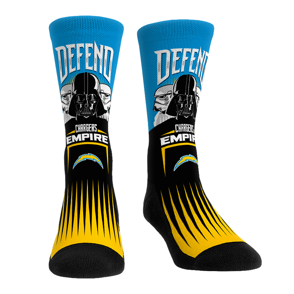 Los Angeles Chargers - Star Wars  - Defend The Empire | Rock 'Em Socks 1