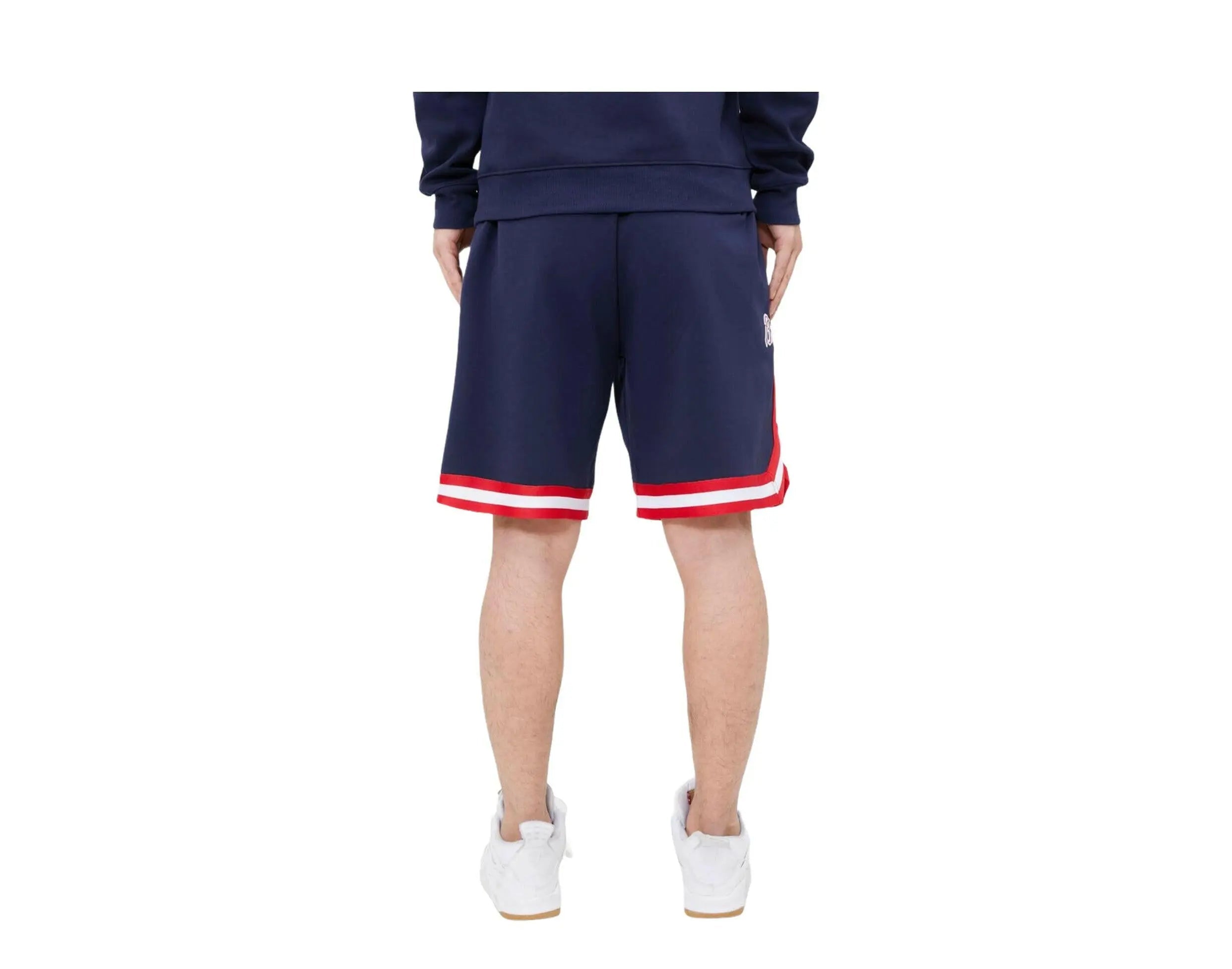 Pro Standard Atlanta Braves Pro Team Men Jogger Shorts Midnight Navy 4
