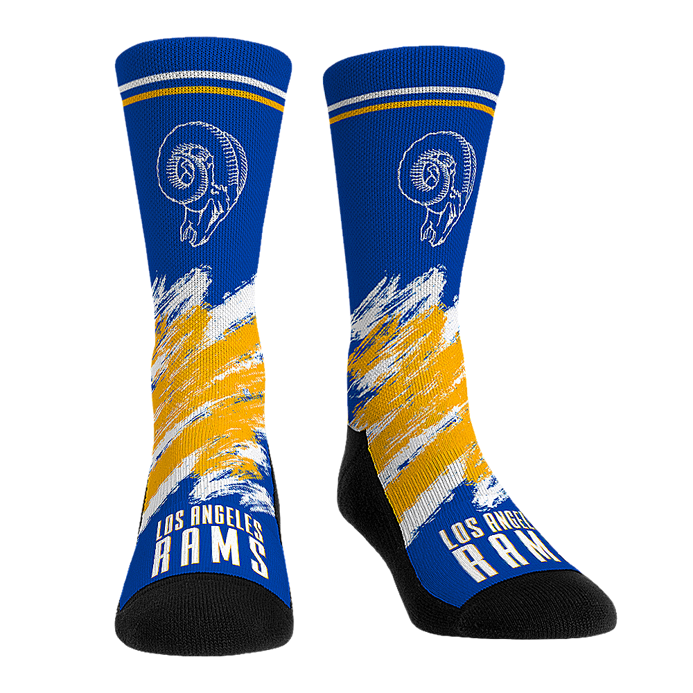 Los Angeles Rams - Throwback Paint | Rock 'Em Socks 1