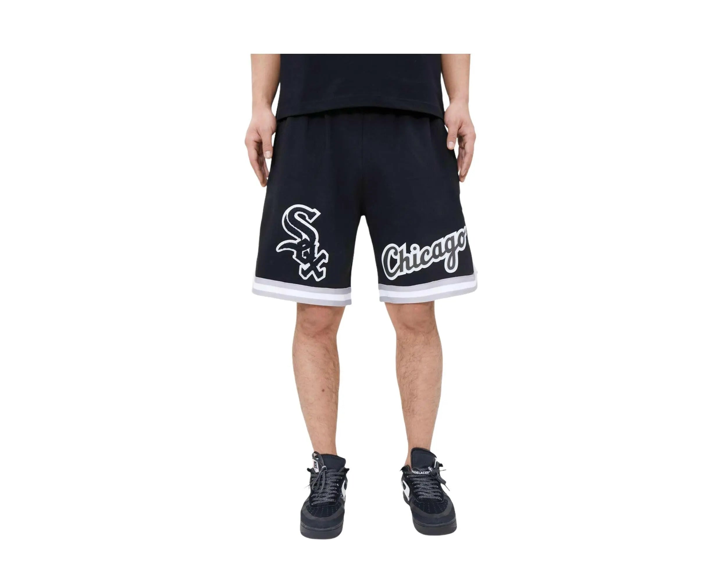 Pro Standard Chicago White Sox Pro Team Men Jogger Shorts Black 1