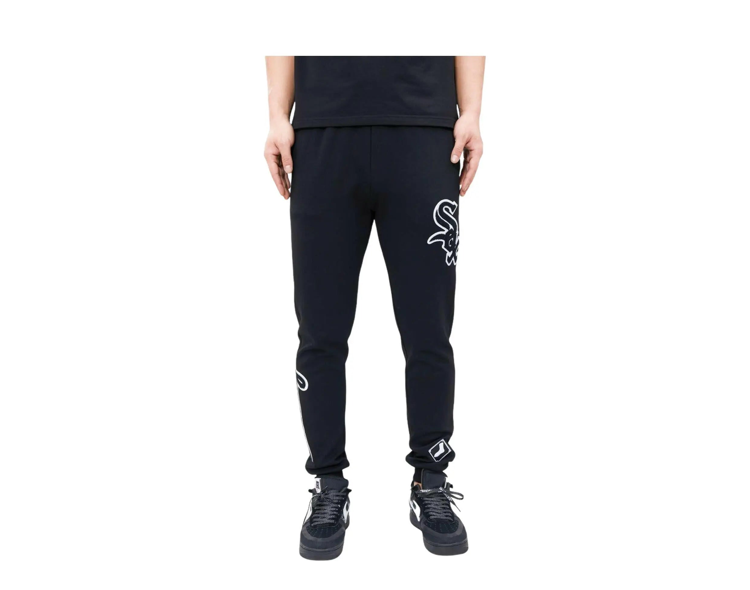 Pro Standard Chicago White Sox Logo Men Joggers Black 1