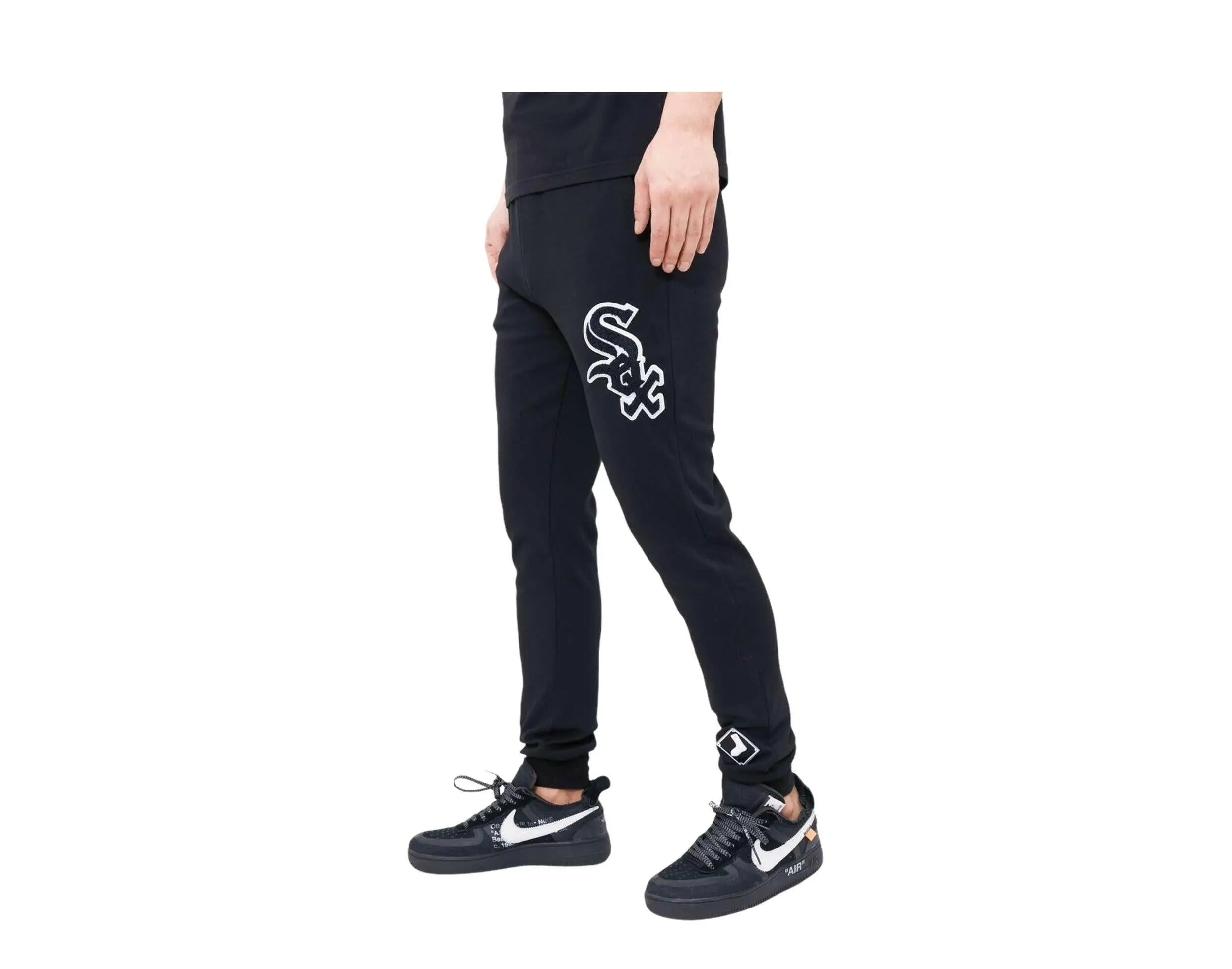 Pro Standard Chicago White Sox Logo Men Joggers Black 2