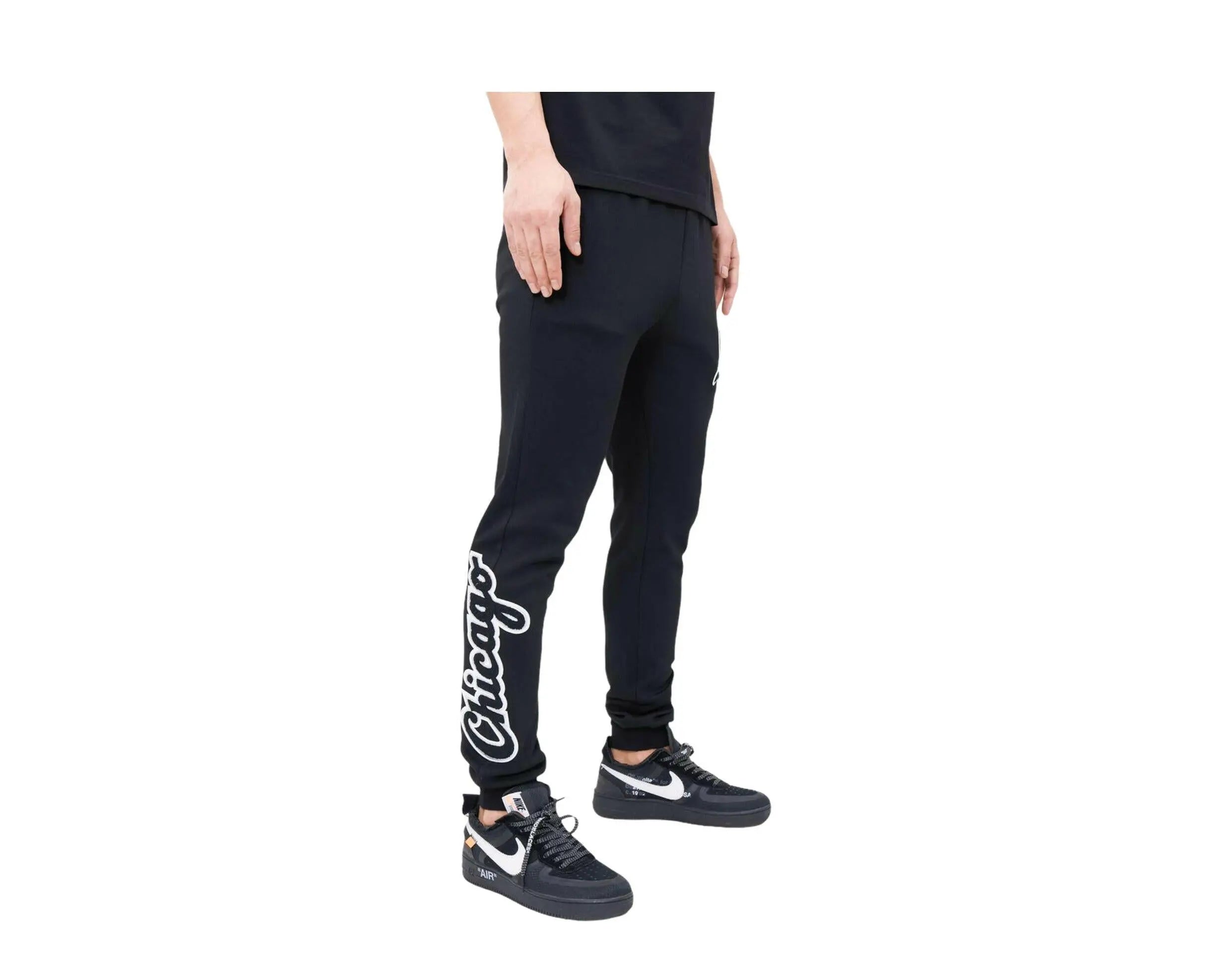 Pro Standard Chicago White Sox Logo Men Joggers Black 3