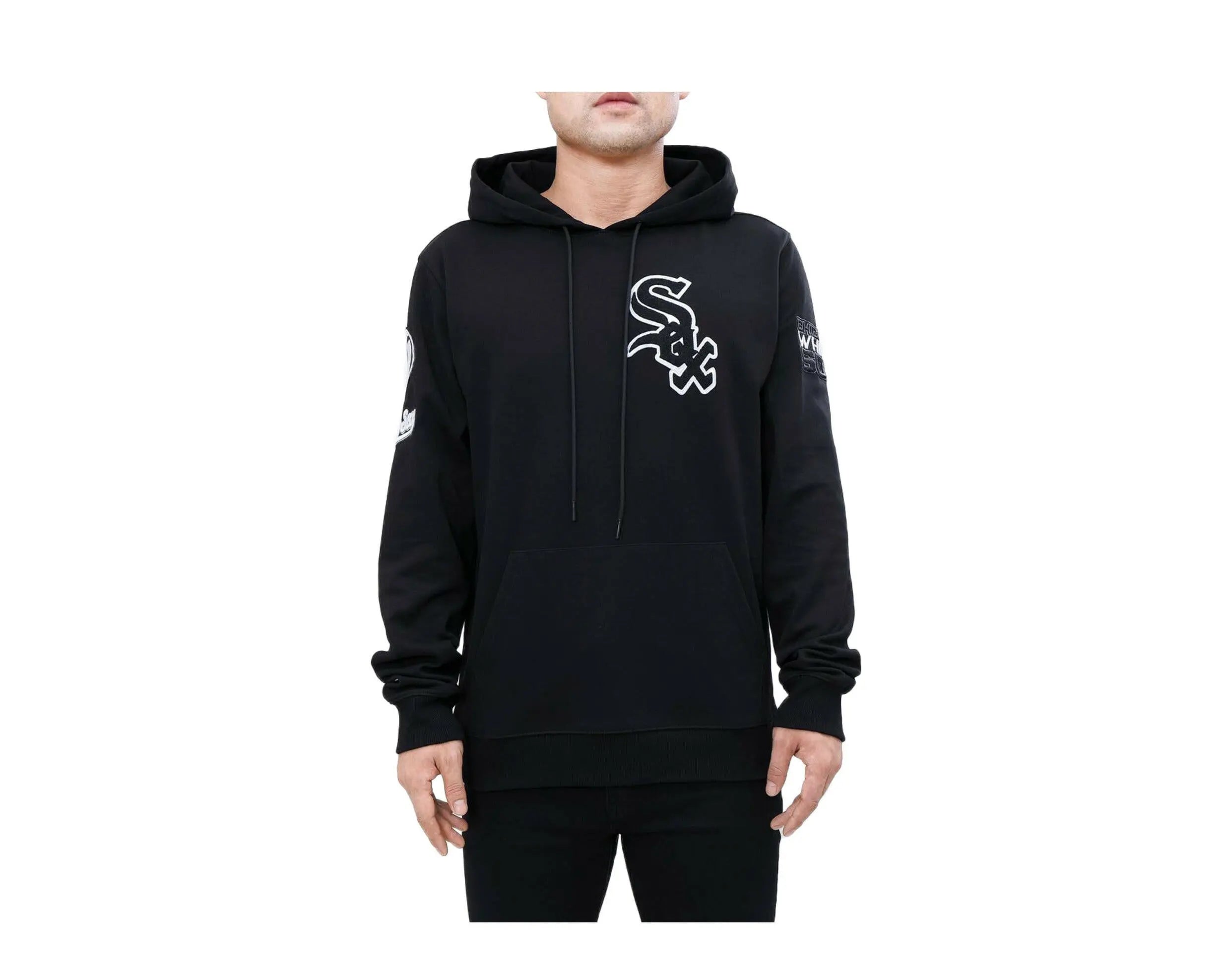 Pro Standard MLB Chicago White Sox Logo Blended Men Hoodie Black 1