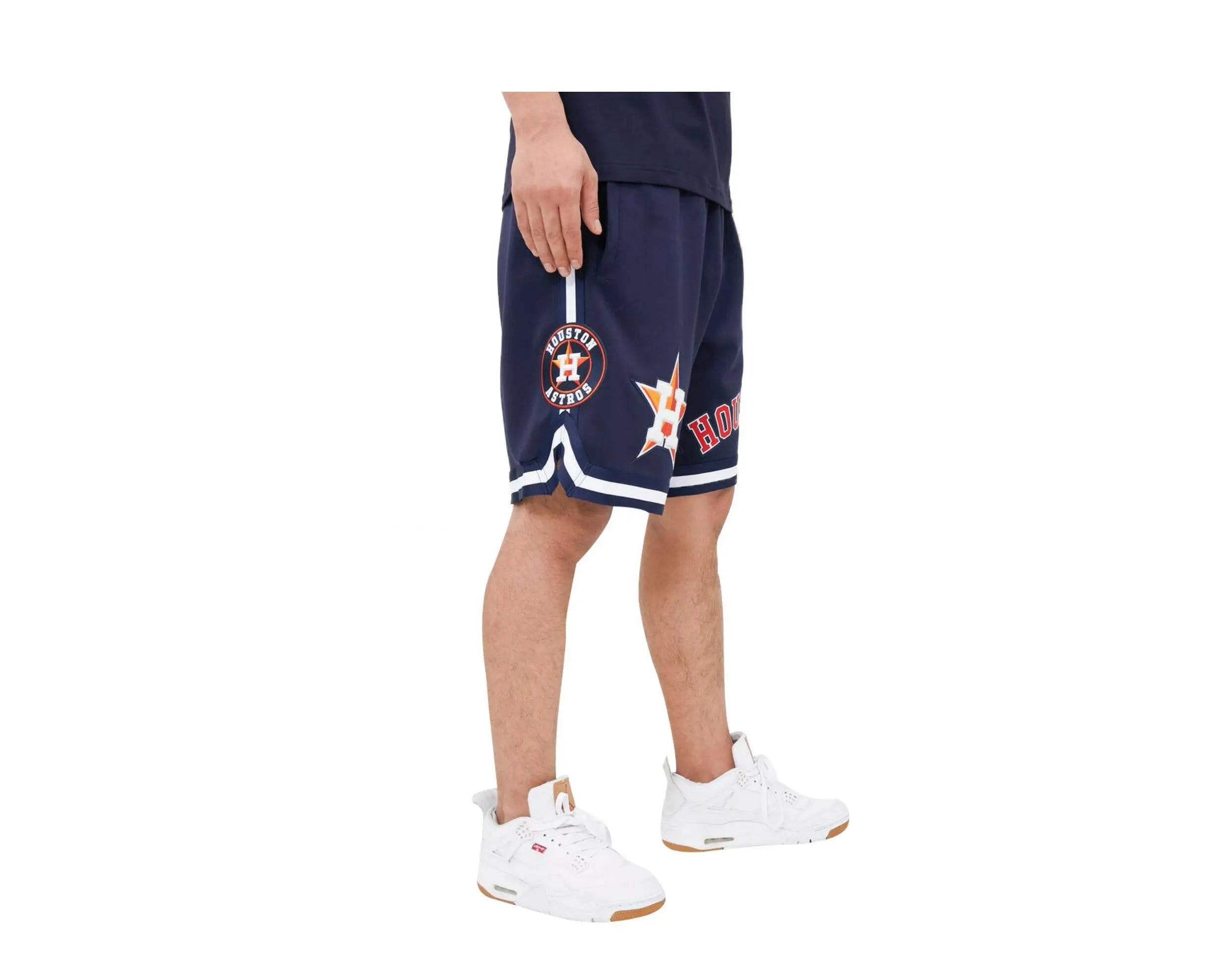 Pro Standard Houston Astros Pro Team Men Jogger Shorts Midnight Navy 3