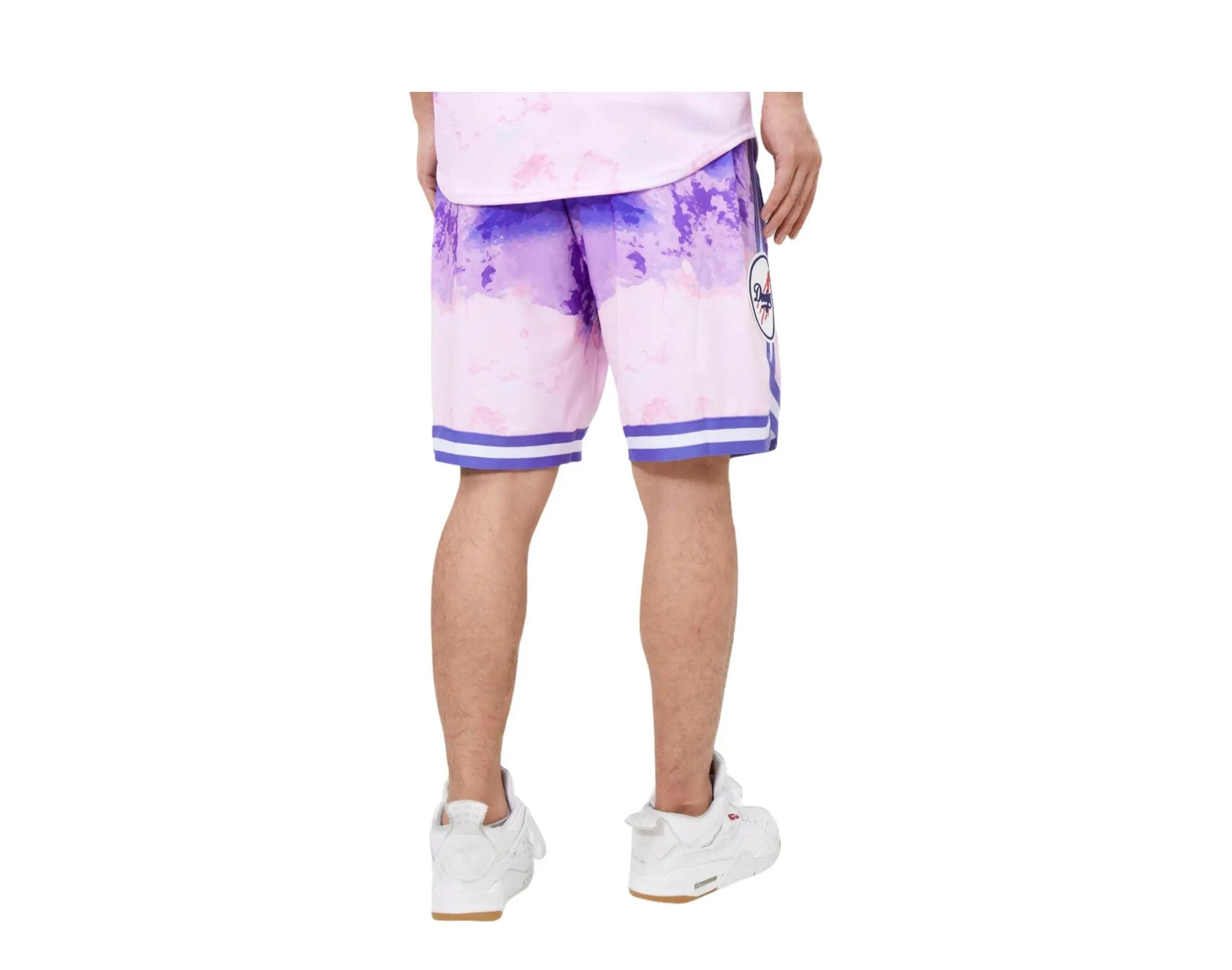 Pro Standard Los Angeles Dodgers Pro Team Men Shorts Multi/Pink Dye 4