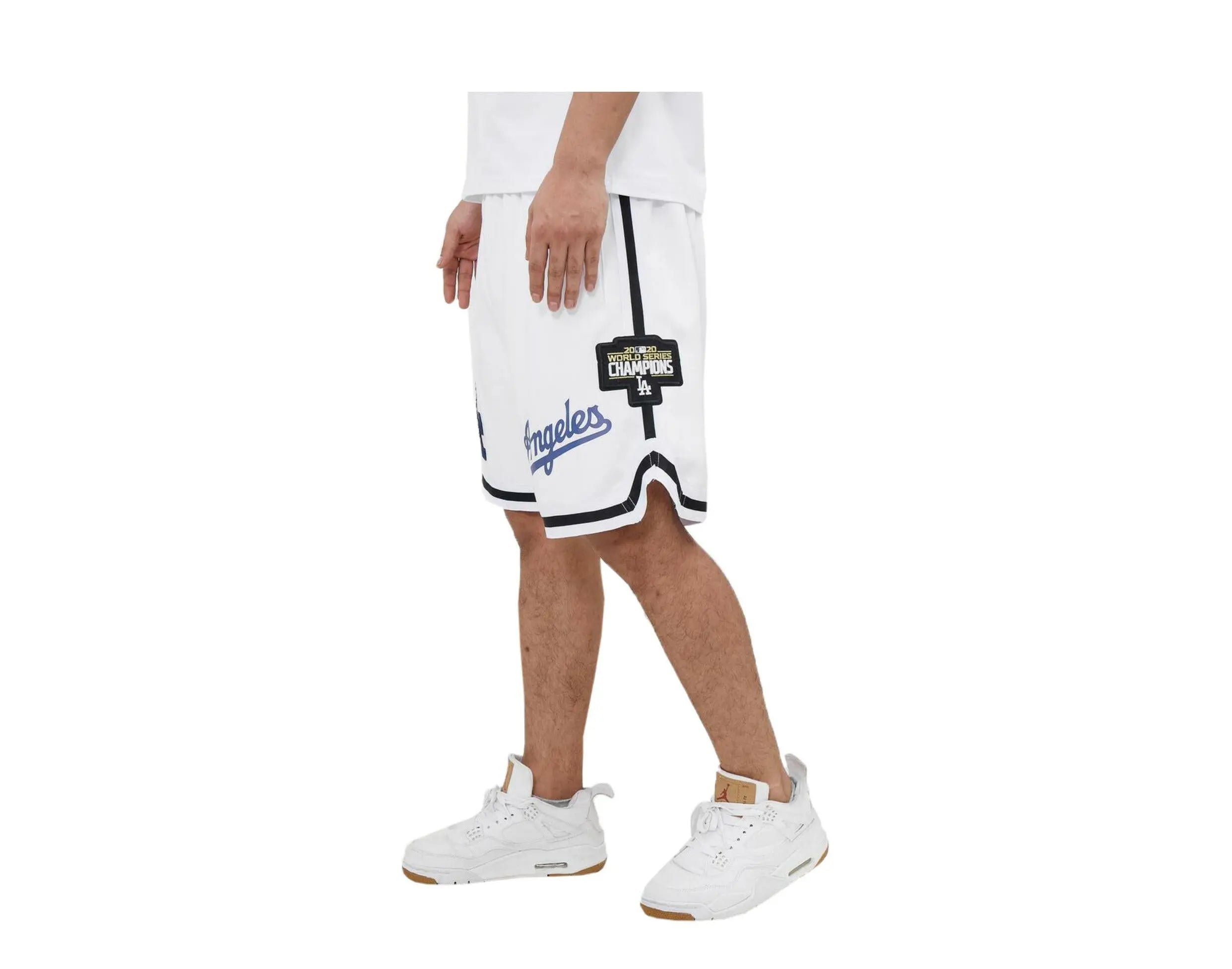 Pro Standard Los Angeles Dodgers Pro Team Men Shorts White 2