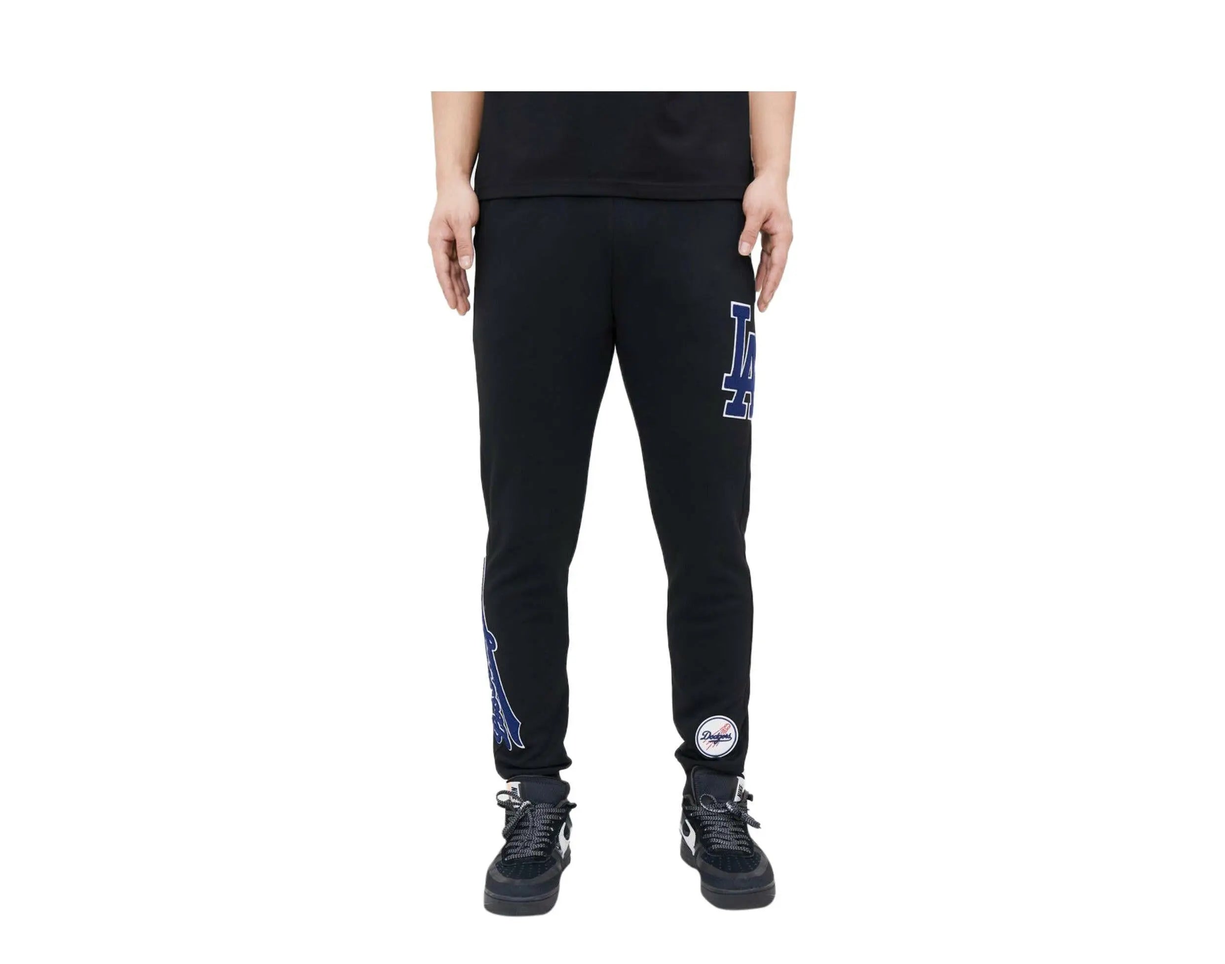 Pro Standard Los Angeles Dodgers Classic Chenille Men Joggers Black 1
