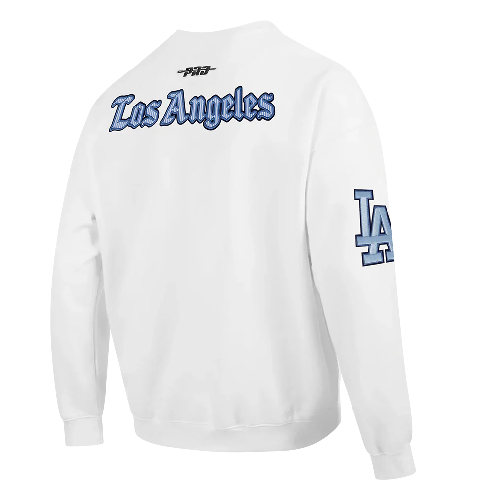 Pro Standard LA Dodgers Country Club Crewneck - White 4
