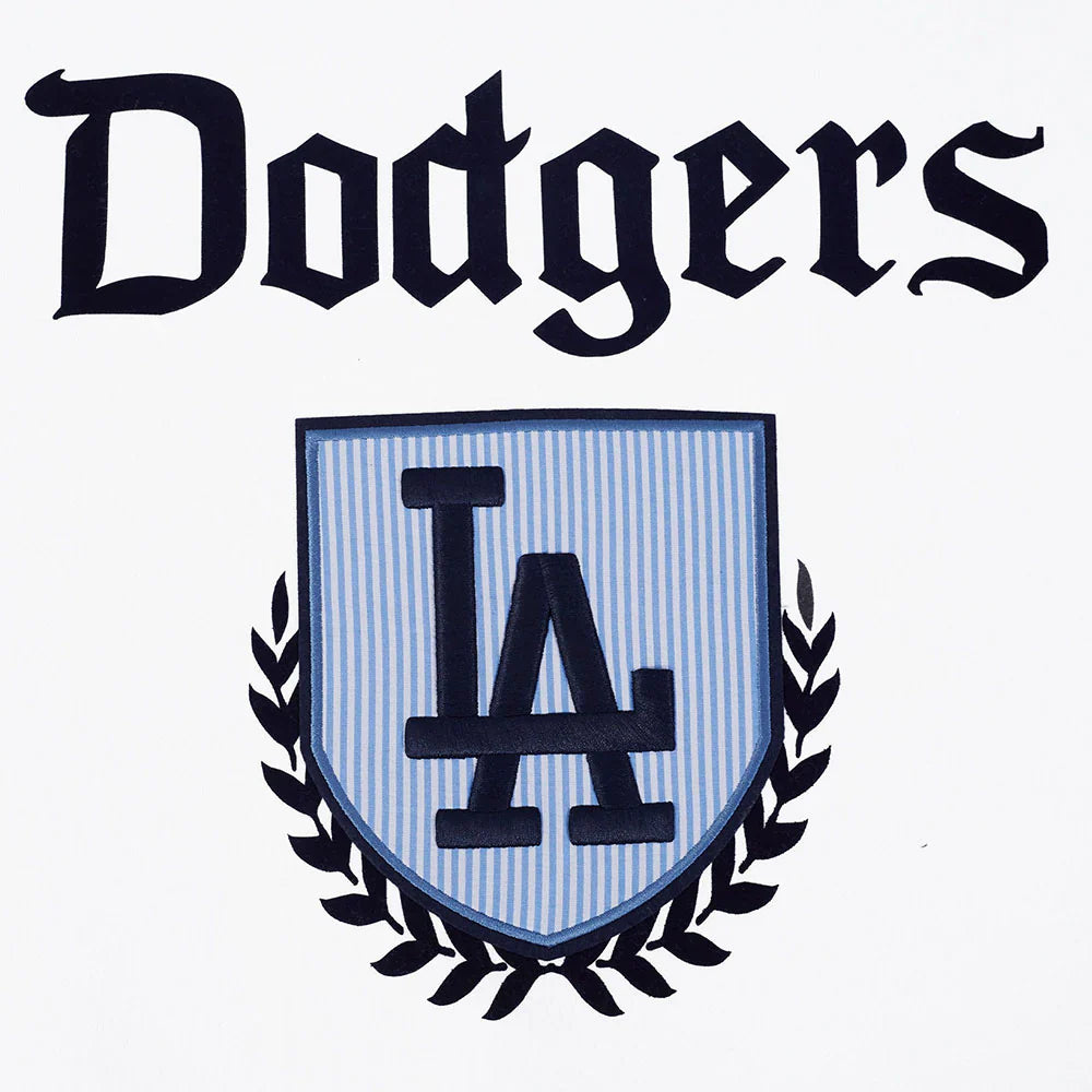 Pro Standard LA Dodgers Country Club Crewneck - White 7