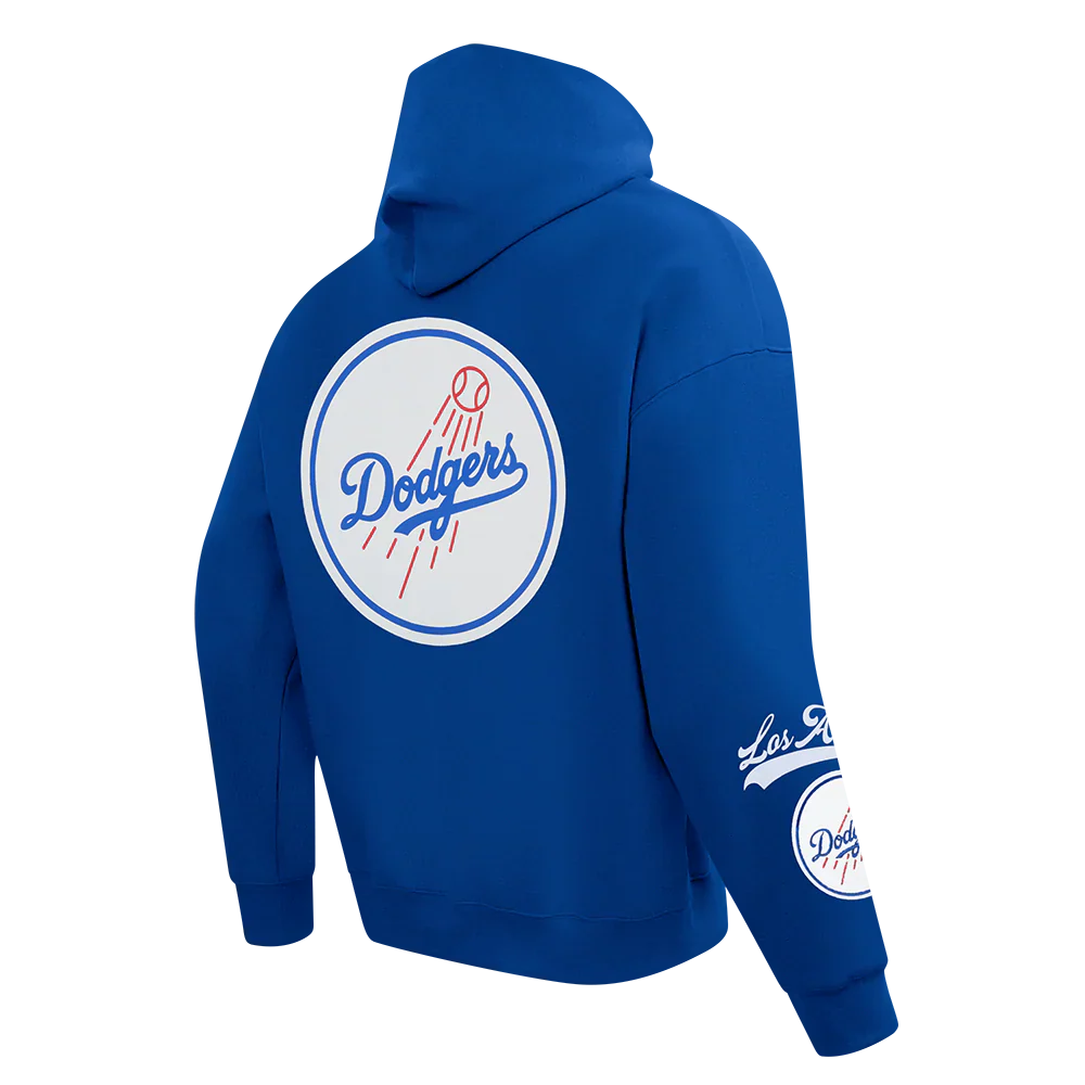 Pro Standard Dodgers Living Large Hoodie - Dark Blue 4
