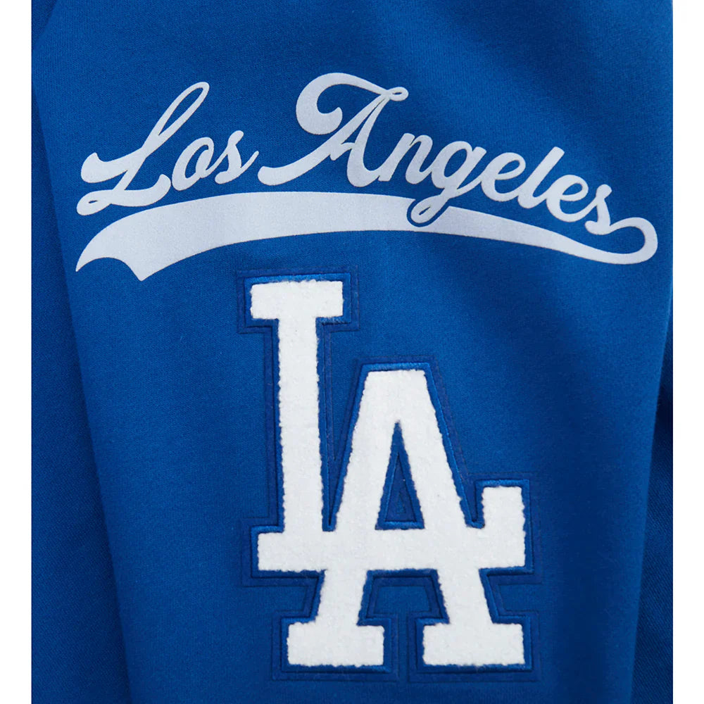 Pro Standard Dodgers Living Large Hoodie - Dark Blue 8