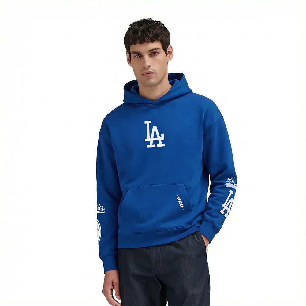 Pro Standard Dodgers Living Large Hoodie - Dark Blue 1