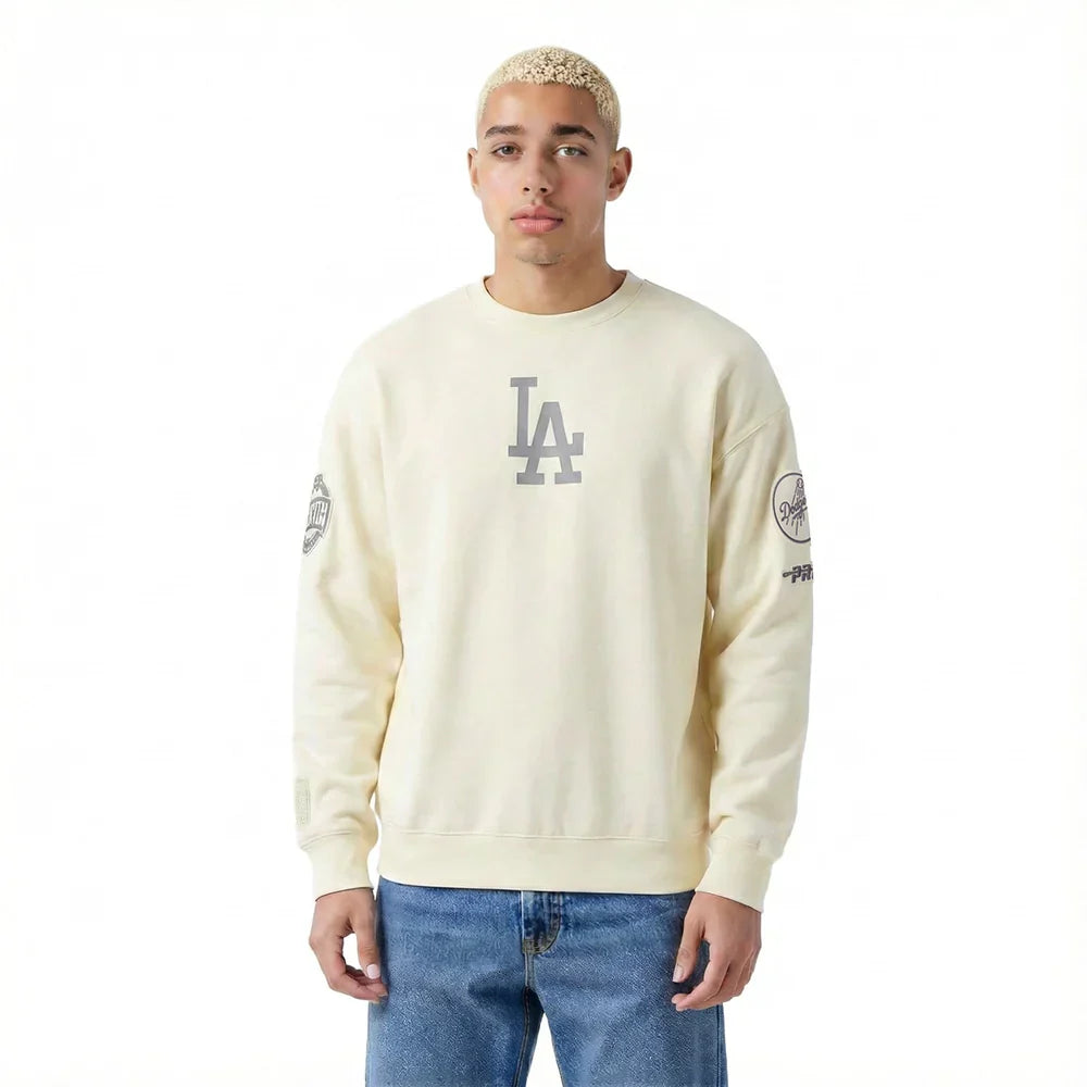 Pro Standard La Dodgers Street Team Long Sleeve - Eggshell 1