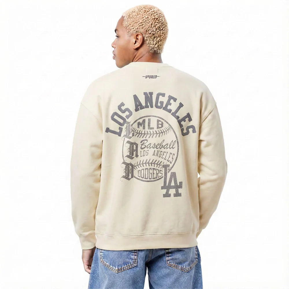 Pro Standard La Dodgers Street Team Long Sleeve - Eggshell 2