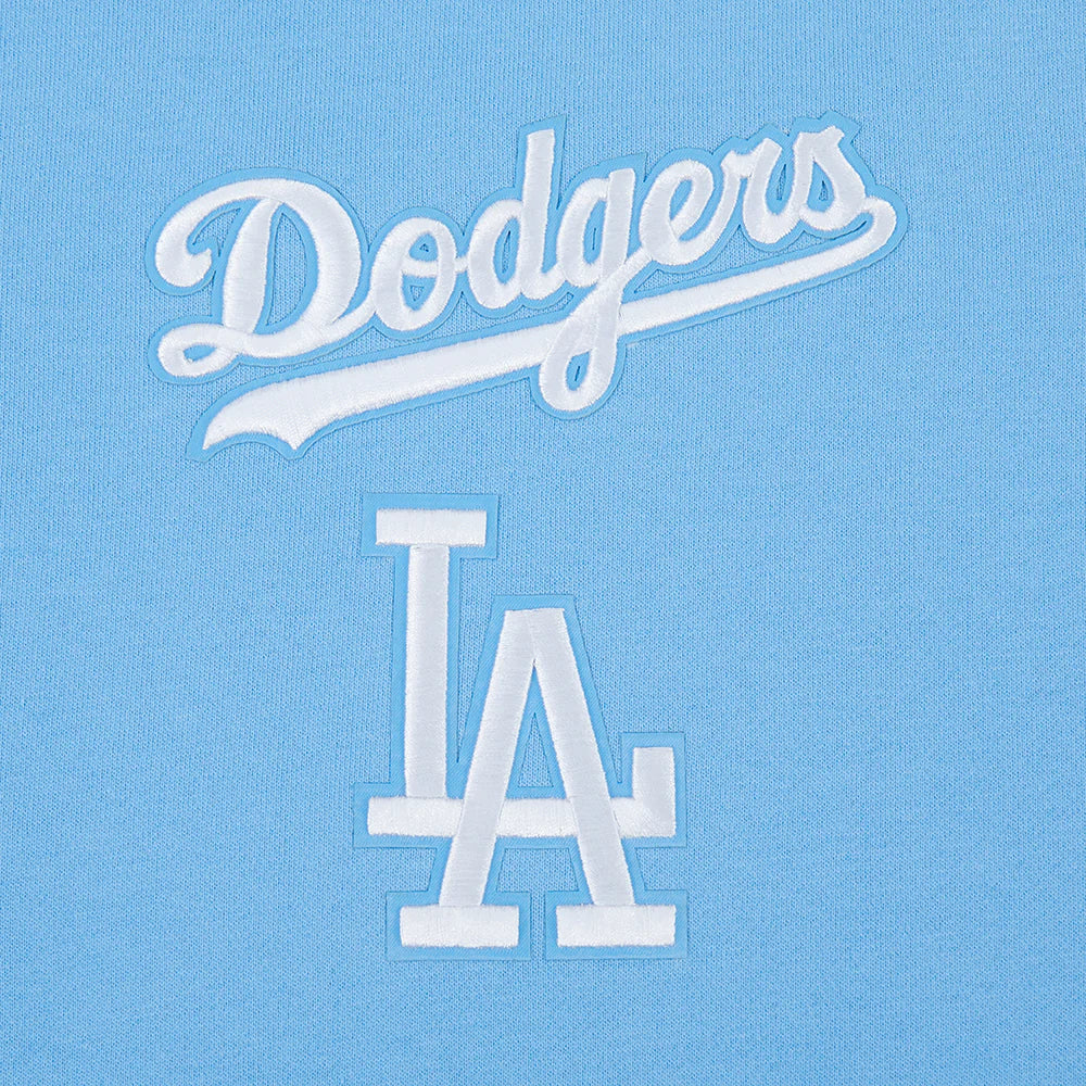 Pro Standard LA Dodgers Wingspan Drop Shoulder Crewneck - University Blue 4