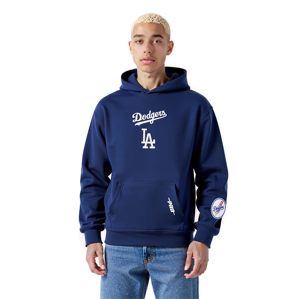 Pro Standard La Dodgers Wingspan Drop Shoulder Hoodie - Midnight Navy 2