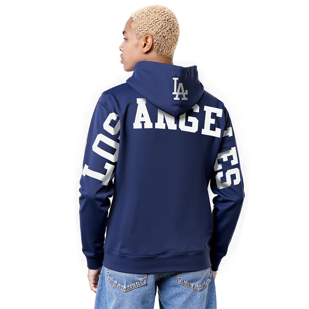 Pro Standard La Dodgers Wingspan Drop Shoulder Hoodie - Midnight Navy 1