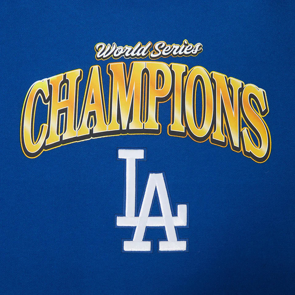 Pro Standard LA Dodgers World Series Fleece Hoodie - Royal Blue 3