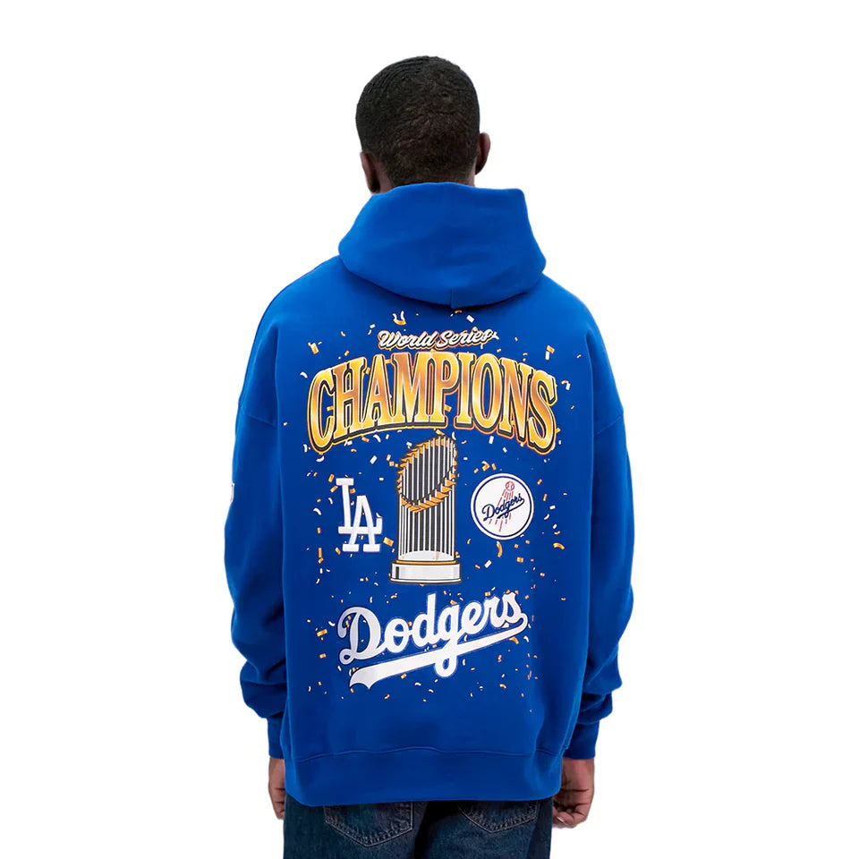 Pro Standard LA Dodgers World Series Fleece Hoodie - Royal Blue 2