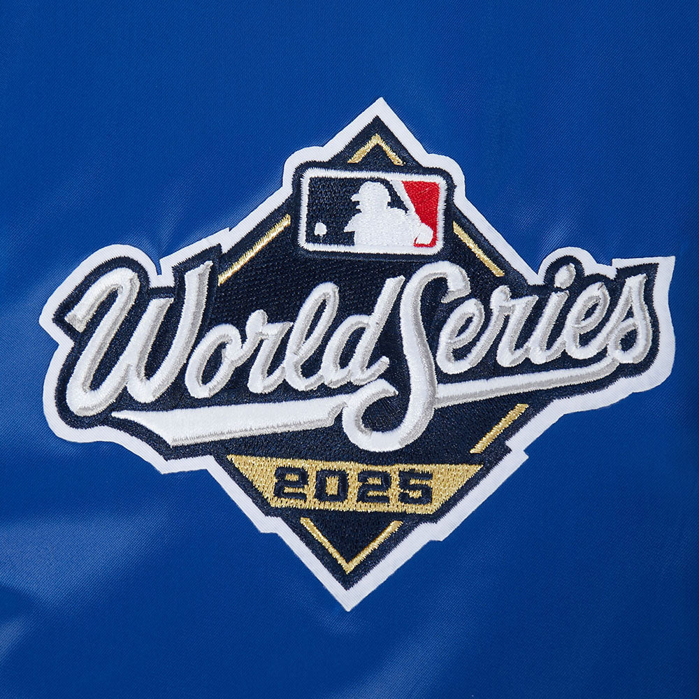 Pro Standard LA Dodgers World Series Satin Jacket - Royal 3