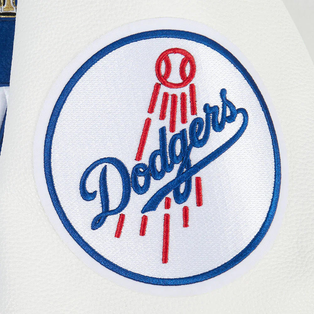 Pro Standard LA Dodgers World Series Wool Varsity Jacket - Royal Blue 3