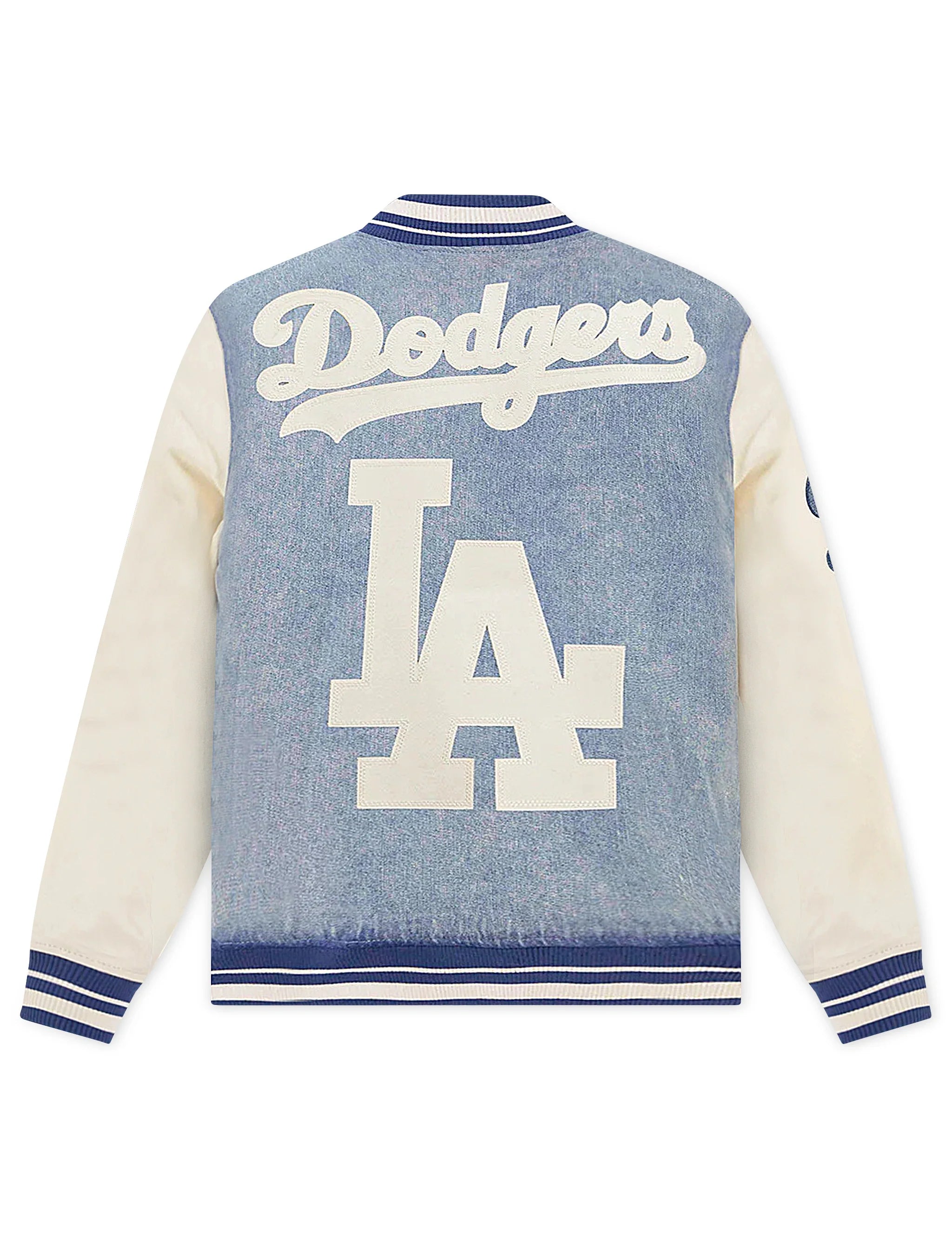 Pro Standard LA Dodgers Varsity Blues Jacket - Denim Blue 2
