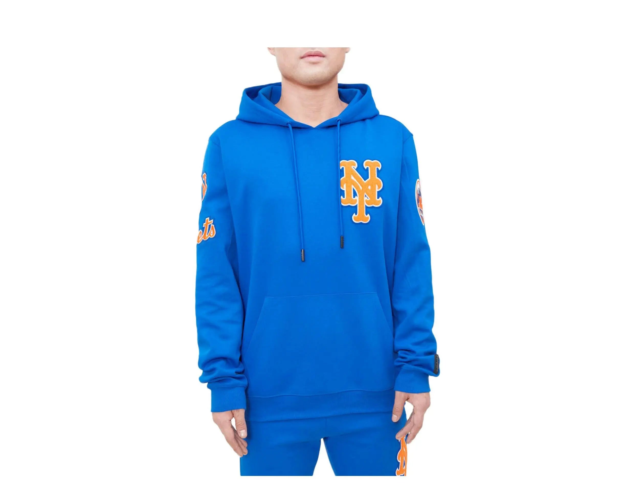 Pro Standard New York Mets Classic Chenille Men Hoodie Royal Blue 1